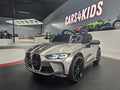 Elektrische kinderauto BMW M4 12 volt metallic grijs