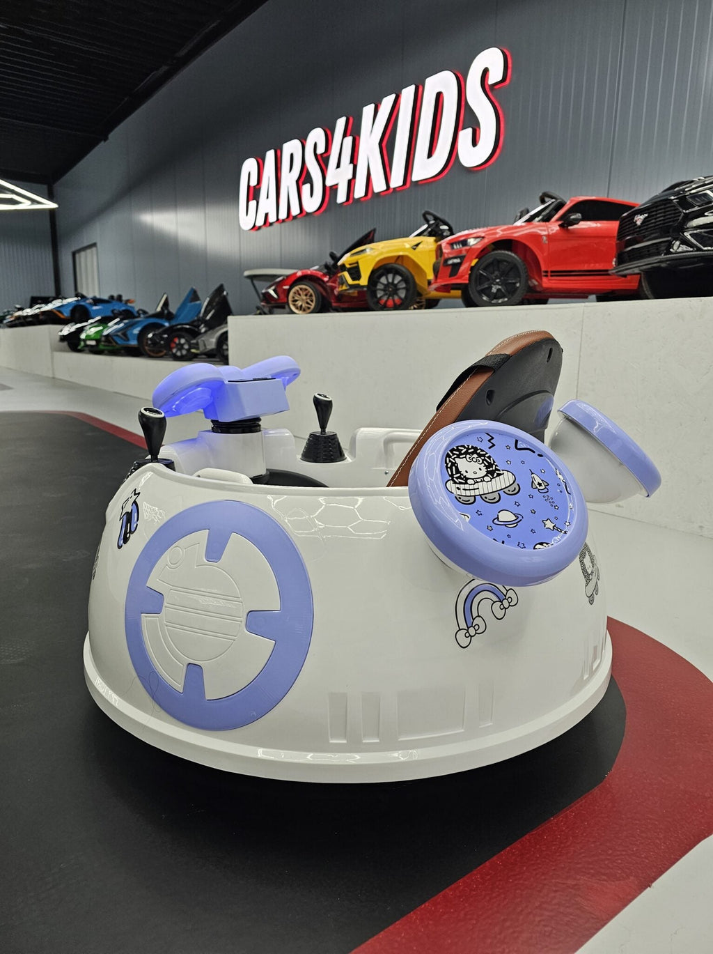 Hello Kitty Bumper Car 6V – White