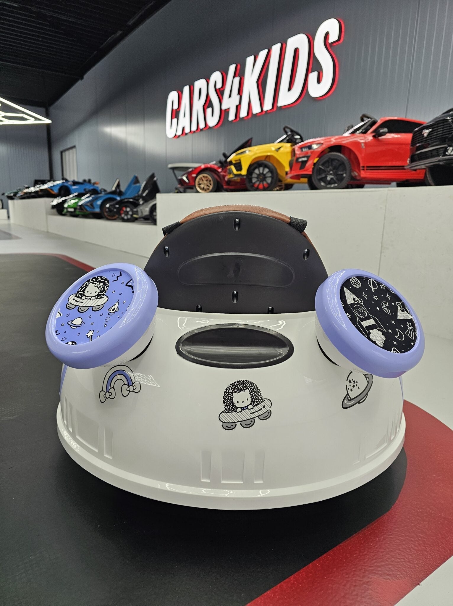Hello Kitty Bumper Car 6V – White