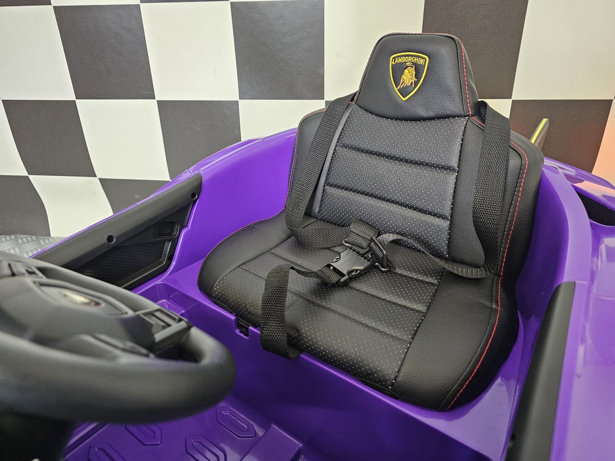 Kinderauto Lamborghini Auténtica paars 12 volt