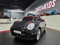 Mini Cooper S Electric Ride-On Car – 12V Metallic Black