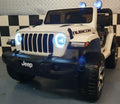 Jeep Wrangler kinderauto 12 volt vierwielaandrijving RC wit
