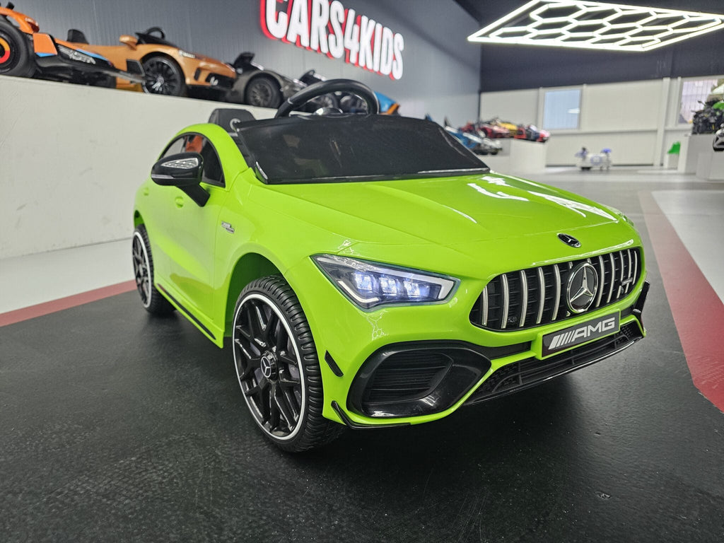 Kinderauto Mercedes CLA 45 groen