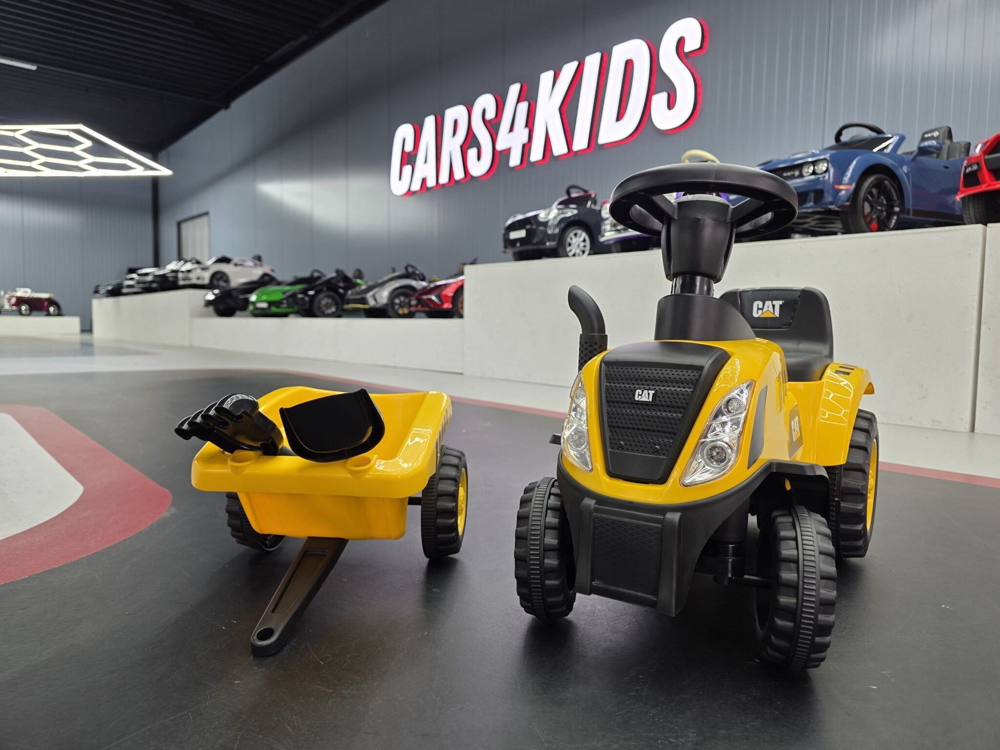 Rups-loopwagen met aanhanger