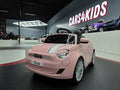 Fiat 500 elektrische kinderauto 12V roze
