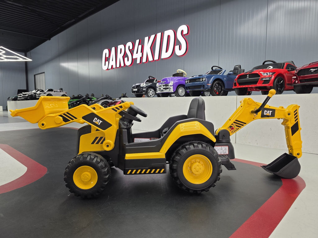 Caterpillar 12V Kids Tractor with Loader & Backhoe