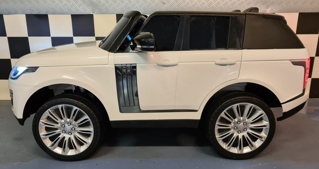 Accu-kinderauto Range Rover HSE Sport 2-persoons 12V 4 motoren Wit