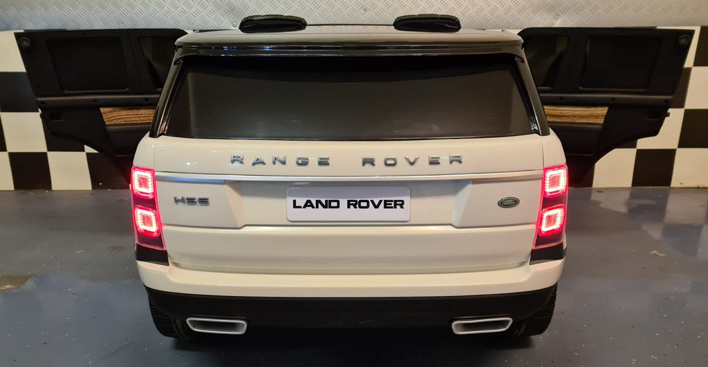 Accu-kinderauto Range Rover HSE Sport 2-persoons 12V 4 motoren Wit