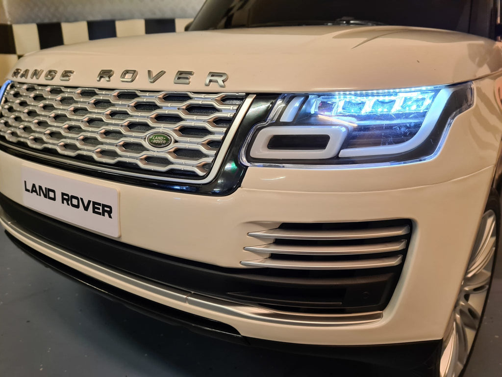 Accu-kinderauto Range Rover HSE Sport 2-persoons 12V 4 motoren Wit