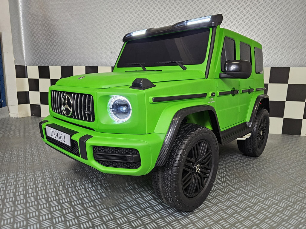 Elektrische kinderauto Mercedes G63 AMG 24 volt matgroen