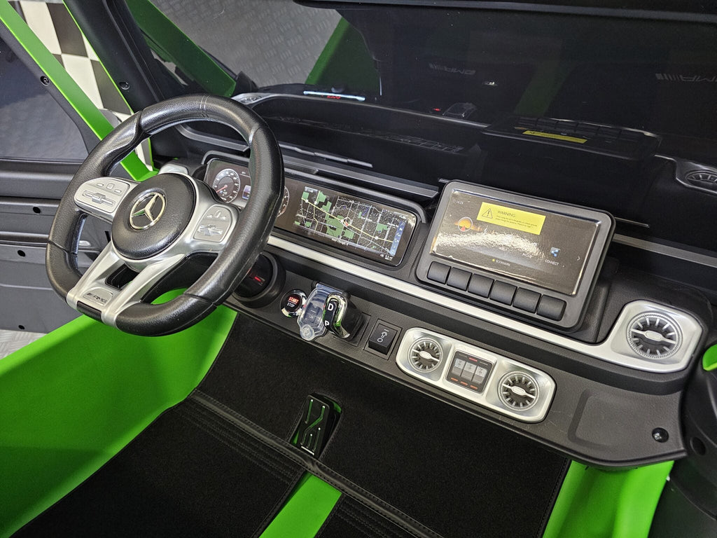 Elektrische kinderauto Mercedes G63 AMG 24 volt matgroen