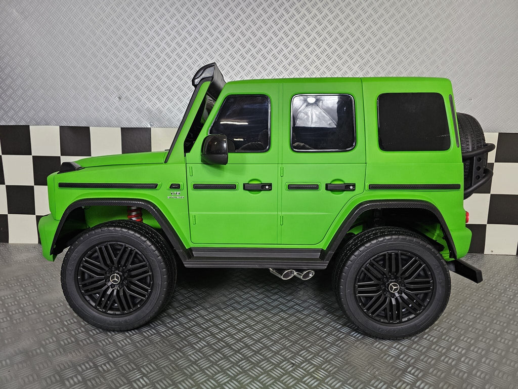 Elektrische kinderauto Mercedes G63 AMG 24 volt matgroen