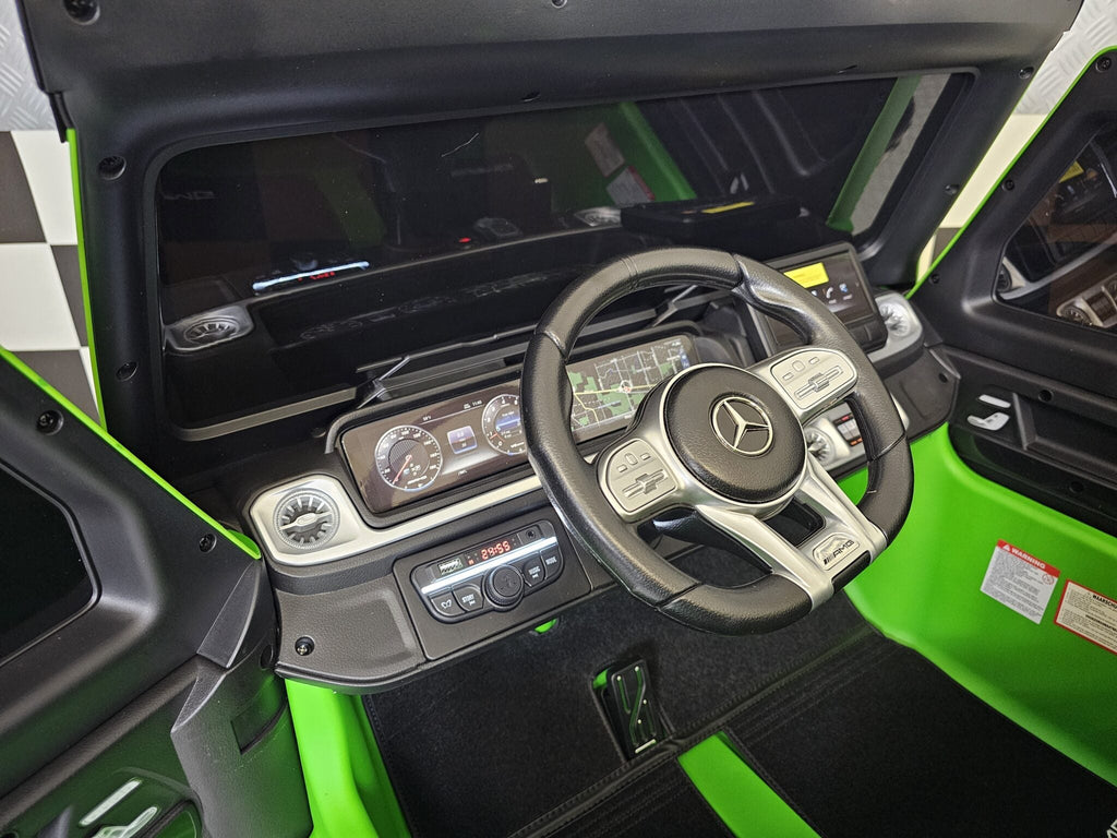 Elektrische kinderauto Mercedes G63 AMG 24 volt matgroen