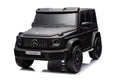 Accu-kinderauto Mercedes G63 24-volt 2-persoons mat zwart