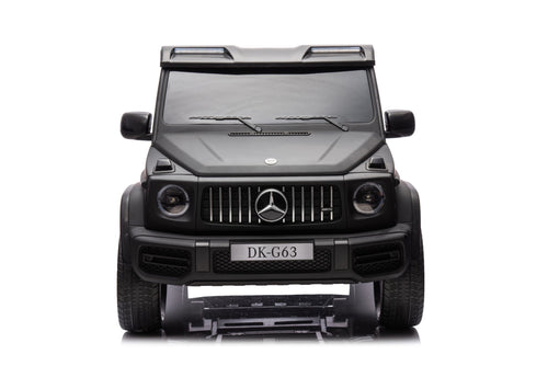 Coche infantil a batería Mercedes G63 de 24 voltios, 2 plazas, negro mate