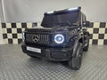 Elektrische kinderauto Mercedes G63 AMG 4×4 24 volt 2-persoons metallic zwart