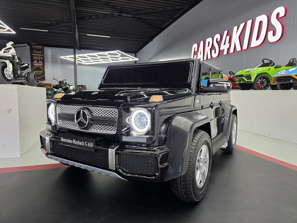 Mercedes Maybach XXL 24 volt elektrische kinderauto met MP4