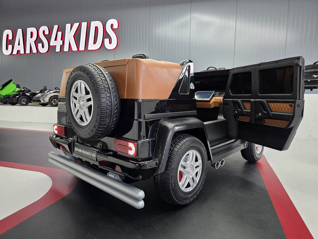 Mercedes Maybach XXL 24 volt elektrische kinderauto met MP4