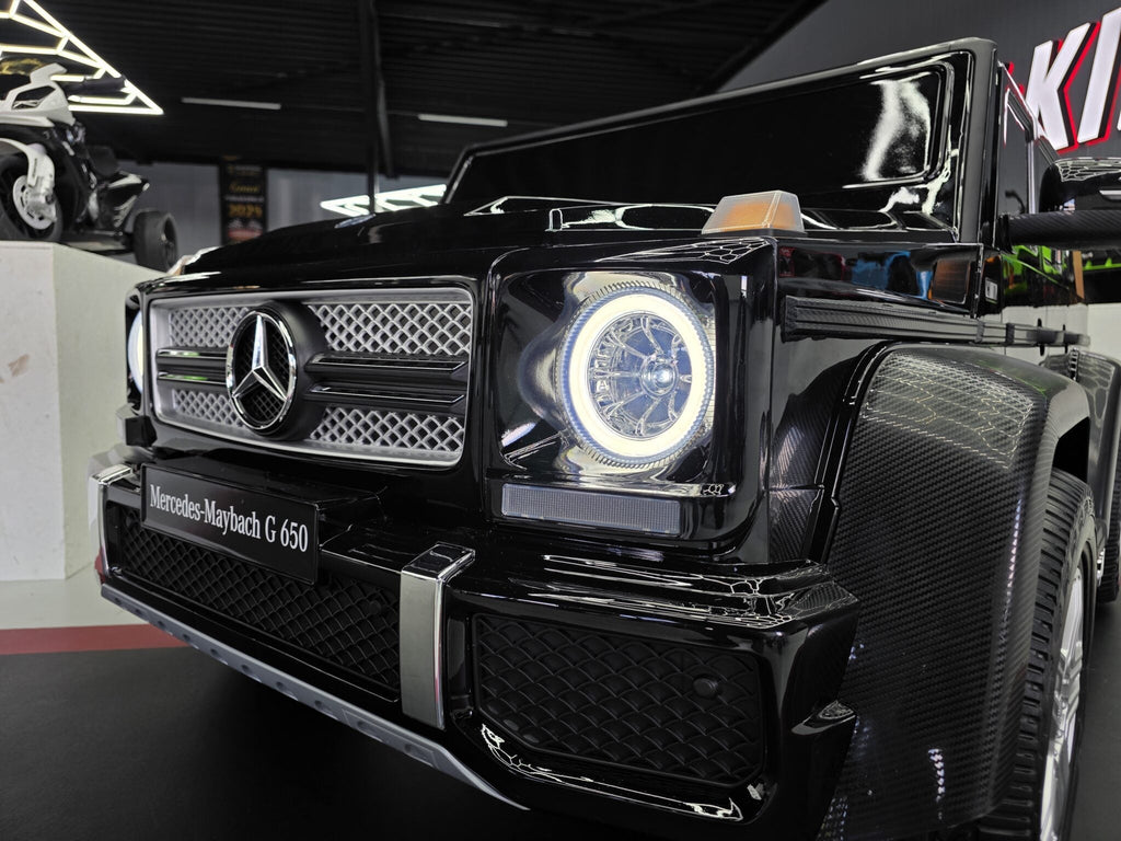 Mercedes Maybach XXL 24 volt elektrische kinderauto met MP4