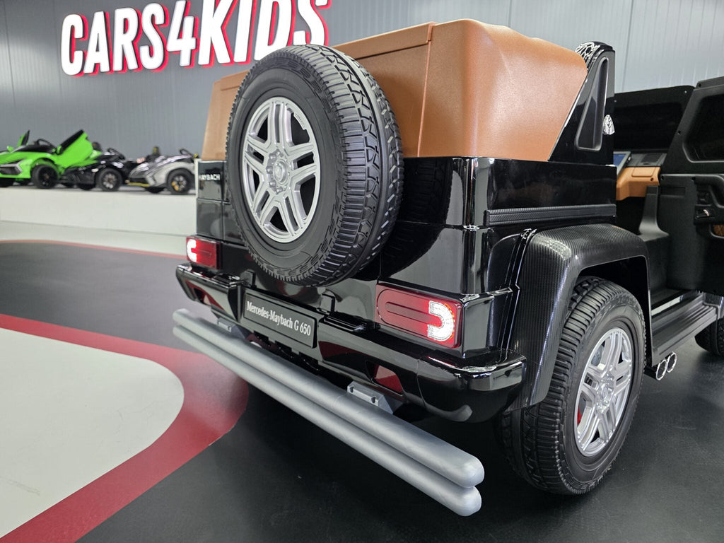 Mercedes Maybach XXL 24 volt elektrische kinderauto met MP4