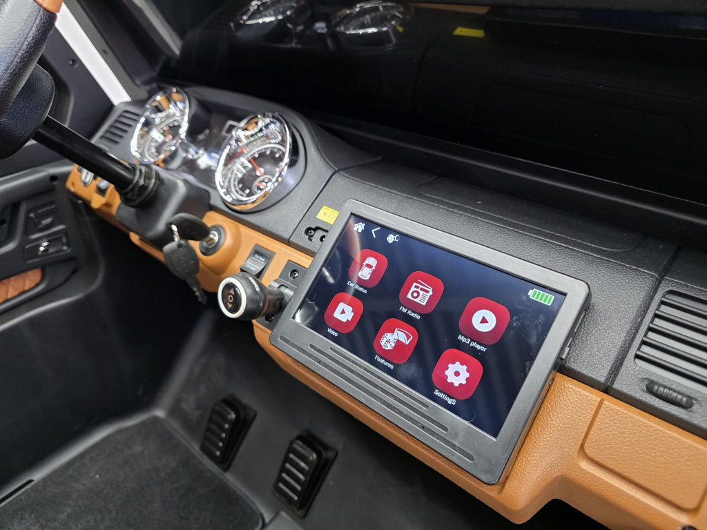 Mercedes Maybach XXL 24 volt elektrische kinderauto met MP4