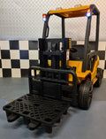12V Electric Kids Forklift with Remote Control – Yellow Ride-On Forklift with Lift Function & Bluetooth