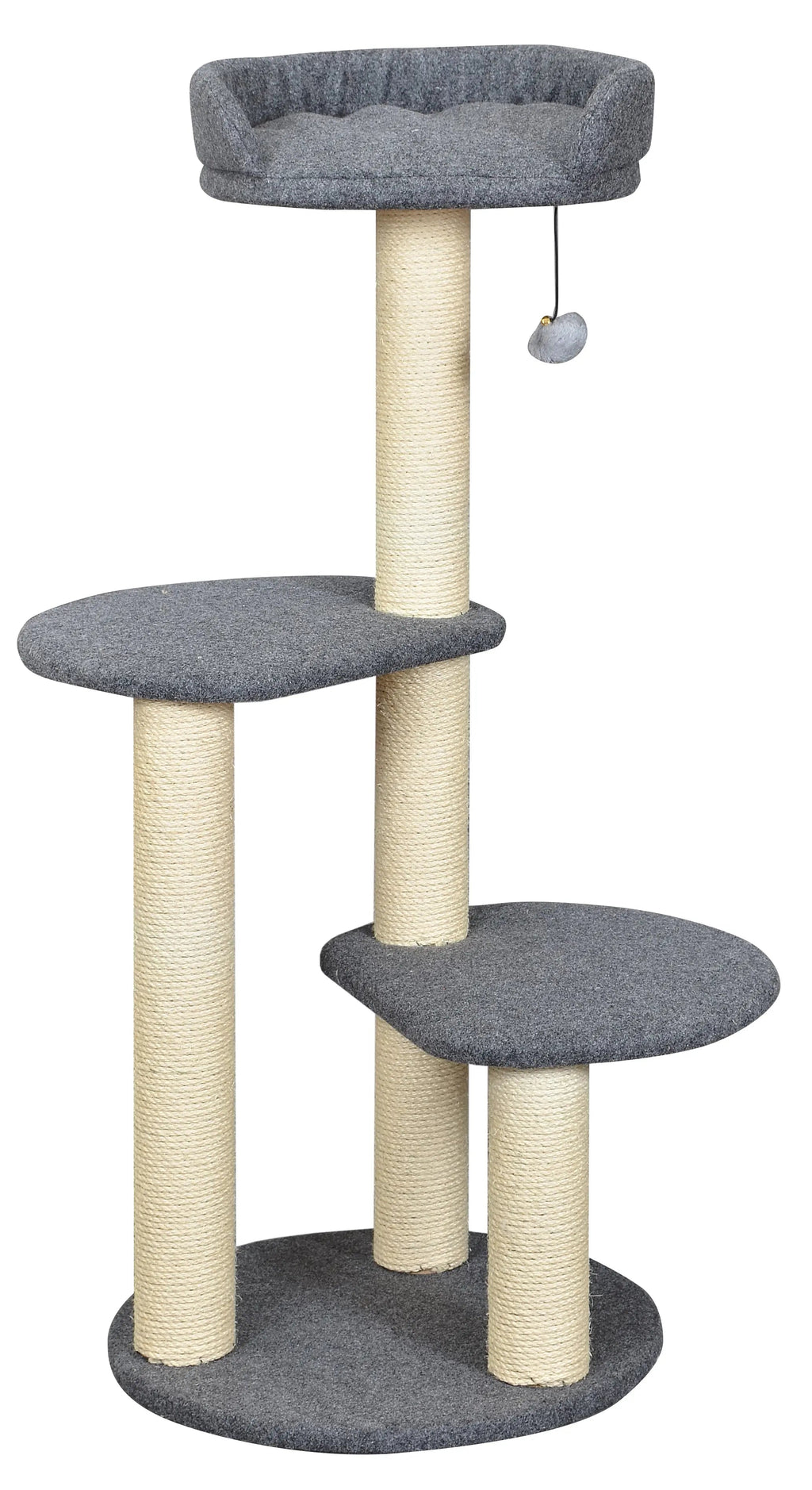 Tommy Krabpaal katten - 3 niveaus en pluche bed