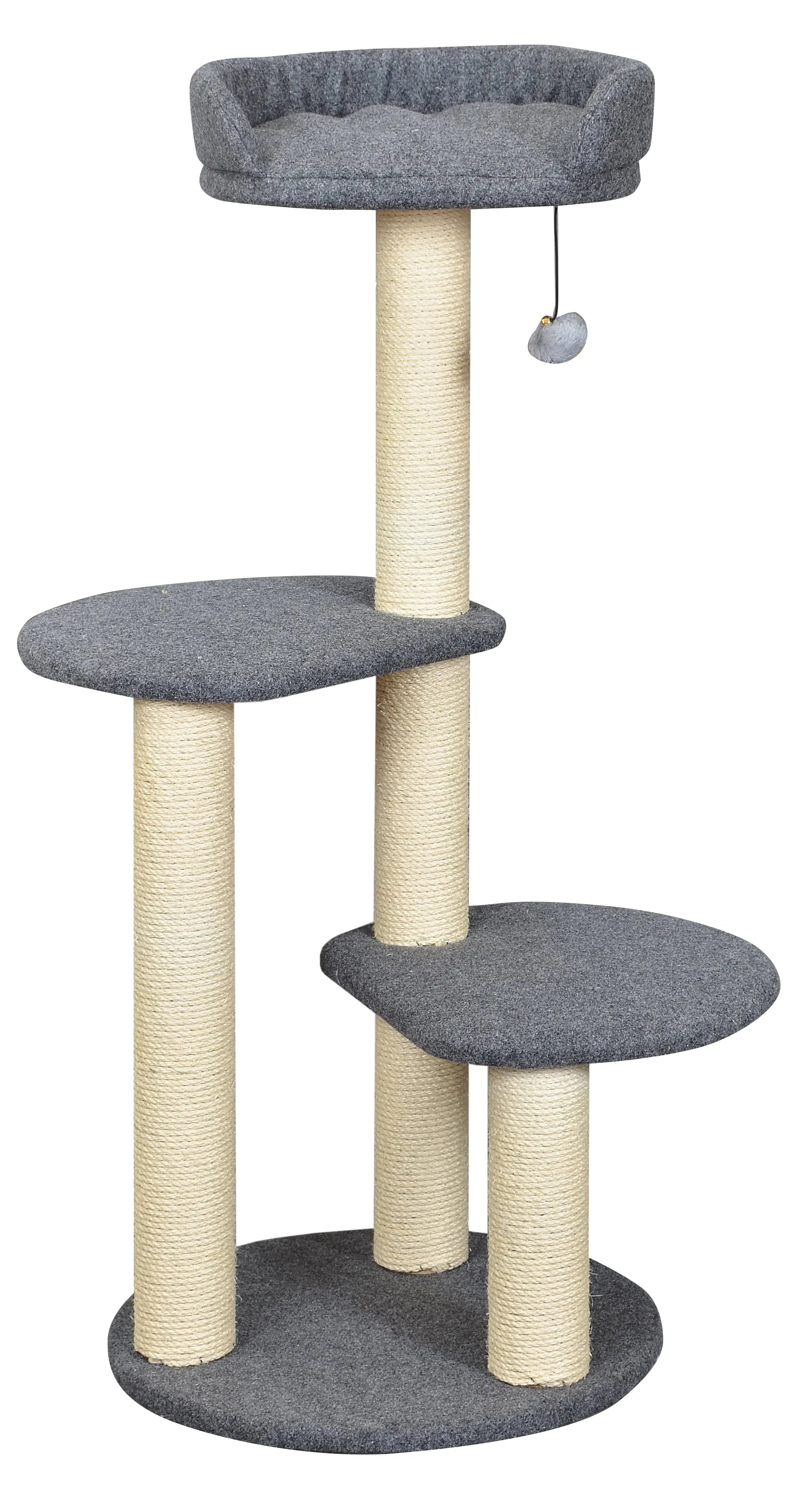 Tommy Krabpaal katten - 3 niveaus en pluche bed