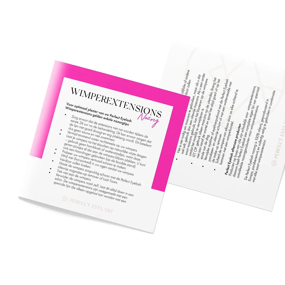 Conseils d'entretien Extensions de cils